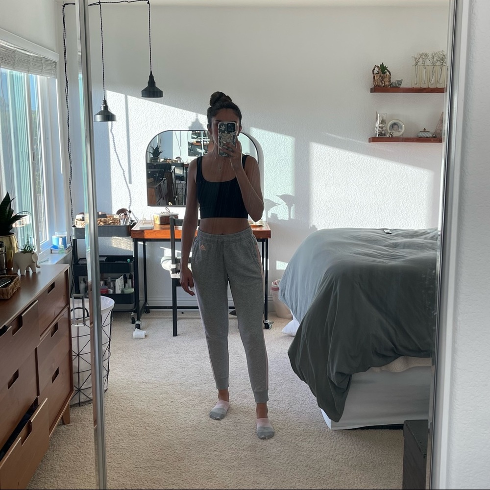 Gray joggers